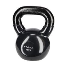 HMS KNV10 Black Kettlebell Cast Iron Covered with Vinyl