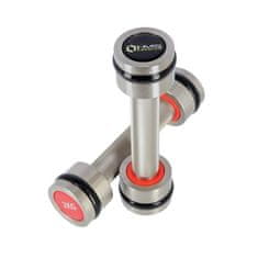 HMS Premium HH02 2 x 2 KG Premium Chrome Dumbbells