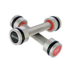 HMS Premium HH02 2 x 2 KG Premium Chrome Dumbbells