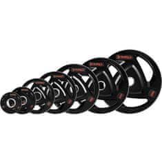 HMS TOX05 Black Rubberised Olympic Plates 5 KG