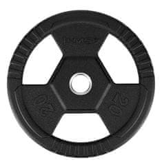 HMS TOH20 Black Rubberised 20 KG Olympic Plates