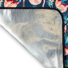 NILLS CAMP NC8014 Deka za piknik Blue Flamingos 220x200 PE ALU
