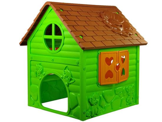 Lean-toys Vrtna hiška za otroke 456, zelena