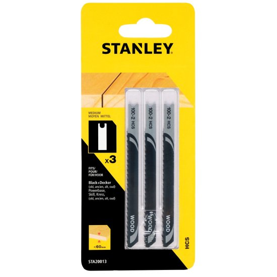 Stanley Rezilo za vbodno žago u-shank <60mm les 3kom STA20013