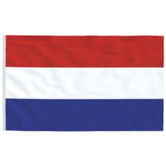 Greatstore Nizozemska zastava in drog 5,55 m aluminij