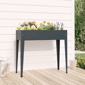 Vidaxl vidaXL Vrtni sadilnik, 100,5 x 40,5 x 90 cm, pocinkano jeklo