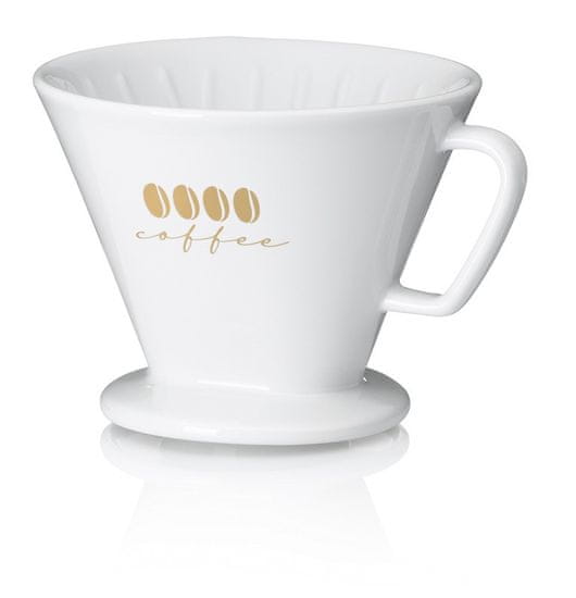Kela Filter za kavo Kela KL-12492 porcelan Excelsa L bela