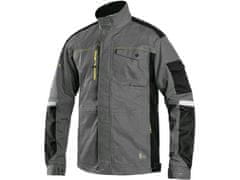 Jacket CXS STRETCH, 170-176cm, men´s, bright grey - black, size 64 