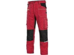 CXS Delovne hlače CXS STRETCH, moške, rdečo-črne 