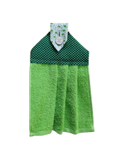 LUŠTNO Brisača za roke - Zelena, ročno delo, unikatno darilo