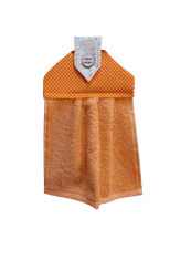 LUŠTNO Brisača za roke - Oranžna, ročno delo, unikatno darilo