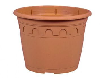 Cvetlični lonec ROMA plastični d29x22cm 8,7l, terakota