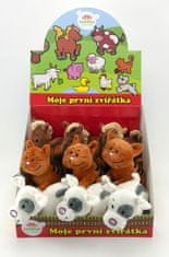 Teddies Moja prva plišasta žival z zvokom 18-20 cm (3 vrste)