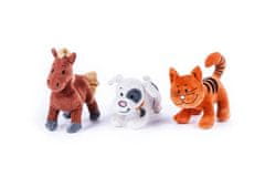 Teddies Moja prva plišasta žival z zvokom 18-20 cm (3 vrste)
