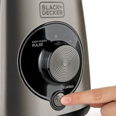 Mixér Black+Decker, BXJB1000E, stolní, 4 odnímatelné nože z nerez oceli, pulsní funkce, turbo funkce, 1,5 L skleněná nádoba