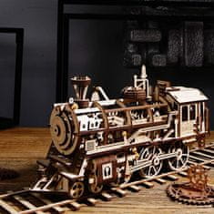 Robotime Rokr 3D lesena sestavljanka Lokomotiva 350 kosov
