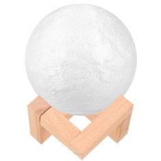 Northix Lučka s stojalom - 3D - bela 