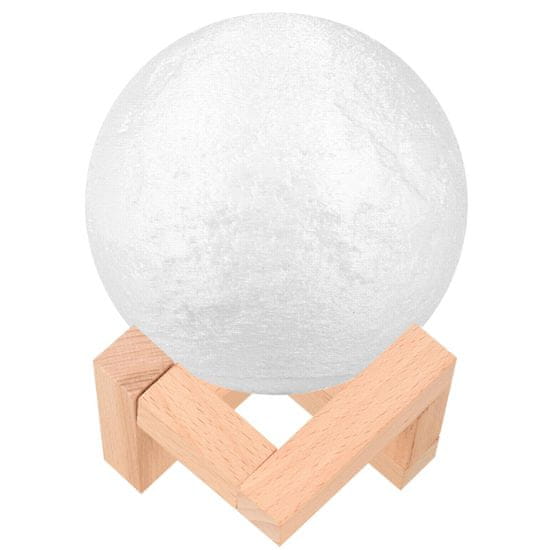 Northix Lučka s stojalom - 3D - bela