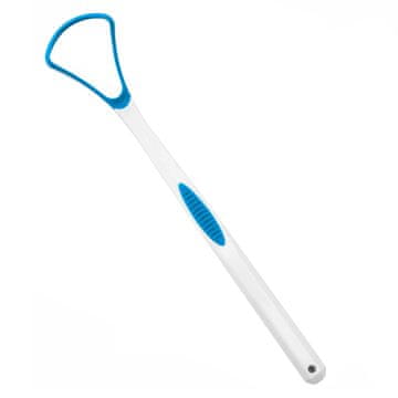 Northix Strgalo za jezik iz plastike - belo in modro