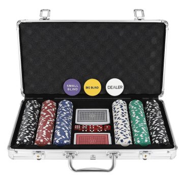 Northix Set za poker v aluminijastem kovčku - 500 žetonov