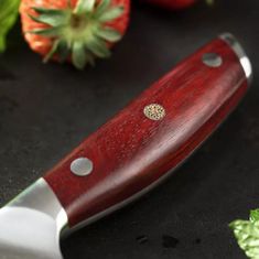 Dellinger kuhinjski nož 5" (130 mm) Rose-Wood Damascus