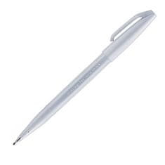 Pentel Pisalo Brush Sign Pen - svetlo sivo