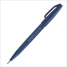 Pentel Pisalo Brush Sign Pen - modro-črno