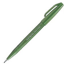 Pentel Pero Brush Sign Pen - olivno zeleno
