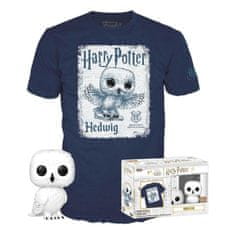 Funko POP in majica: Harry Potter - Hedwig (velikost L)