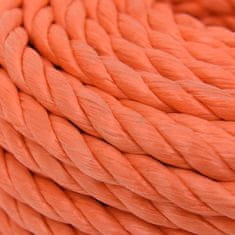 Greatstore Delovna vrv oranžna 10 mm 25 m polipropilen