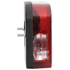 Vidaxl Zadnje luči 2 kosa rdeče 23x6x13 cm 12V klasična žarnica