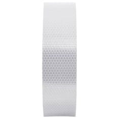Vidaxl Odsevni trak bel 5 cm x 50 m PVC