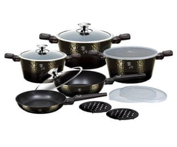 Berlingerhaus Set titanovih loncev 13 Elem. Bh-7144 Primal Gloss