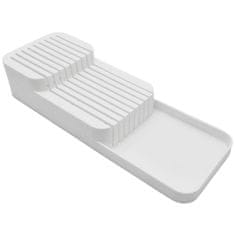 KINGHoff Vstavek za predal za nože Organiser Block White