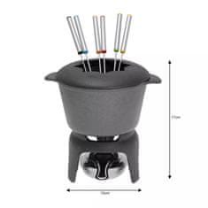 KINGHoff litoželezni fondue za 6 oseb kinghoff kh-1195