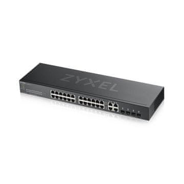 Zyxel Zyxel GS1920-24V2 omrežni stikalni agregat Gigabit Ethernet, 24 vrat, črn