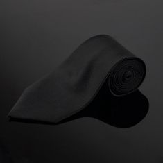 Northix Kostumski dodatki | Kravata + robček + manšetni gumbi - črna 
