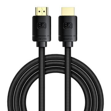 BASEUS High Definition kabel HDMI 2.1 8K 3m, črna
