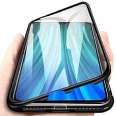 MG Magnetic Full Body Glass magnetno ovitek za iPhone 14, črna