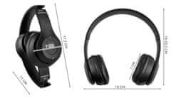Volino Brezžične bluetooth slušalke - črne