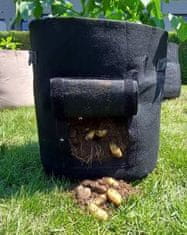 HomeOgarden sadilna vreča za krompir, 37 l, črna