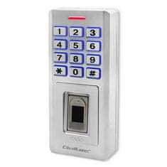 Qoltec kodna ključavnica oberon z bralnikom prstnih odtisov | rfid | koda | kartica | ključavnica | zvonec | ip68 | em