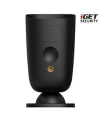iGET SECURITY EP26 Black - Baterijska kamera WiFi FullHD, IP65, zvok, samostojna in za alarm M5-4G CZ