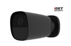 iGET SECURITY EP26 Black - Baterijska kamera WiFi FullHD, IP65, zvok, samostojna in za alarm M5-4G CZ