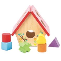 Le Toy Van Petilou Ptičja hišica z oblikami