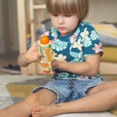 Bigjigs Toys Motoriziran valjček življenje v džungli