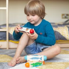 Bigjigs Toys Motoriziran valjček življenje v džungli