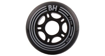 BH Črna 72 mm 82A vrstna kolesca multipack 9 kosov