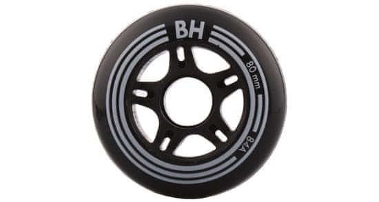 BH Multipack 6pcs Black 80mm 84A in-line caster