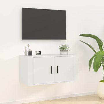 Vidaxl vidaXL Stenska TV omarica bela 80x34,5x40 cm